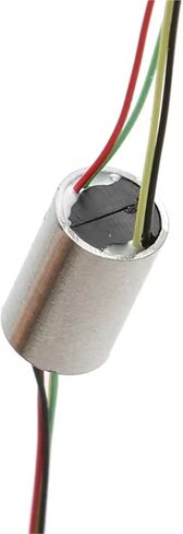 1PCS OD 5.5mm 6mm 8mm Metal Slip Ring 360 degree Rotation Electric Slipring Rotary Joint Connector for Visual Anchor Fishing(Dia. 6mm 6CH) in Saudi Arabia
