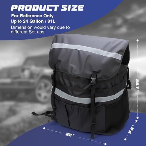 حقيبة سلة المهملات الإطارات الاحتياطية ، حقيبة القمامة بالشاحنات الثقيلة ، حقيبة تخزين على الطرق in Kuwait