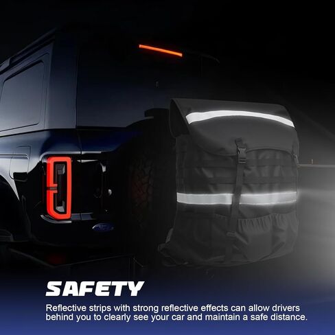 حقيبة سلة المهملات الإطارات الاحتياطية ، حقيبة القمامة بالشاحنات الثقيلة ، حقيبة تخزين على الطرق in Kuwait