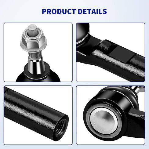 LCWRGS Front Outer Tie Rod Ends Replacement for Chrysler 200 11-14, Sebring 07-10, Dodge Avenger 08-14, Caliber 07-12, Journey 09-20, Jeep Compass 07-17, Patriot 07-17, ES800408-2pc in Saudi Arabia