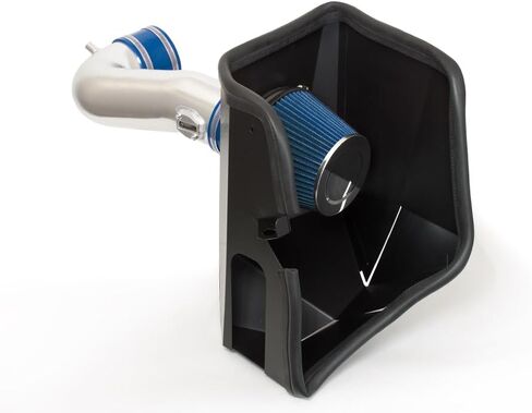 2019-2025 Cold Air Intake System with Heat Shield Kit + Filter Combo BLUE Compatible For Silverado Escalade Suburban Tahoe Yukon Denali 5.3L/6.2L V8 in Saudi Arabia