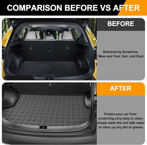 AOMSAZTO Floor Mats and Trunk Cover Fit for 2015-2021 Lexus NX NX300/ NX300h /NX 200t TPE All Weather Floor Liner for 1st & 2nd & Trunk Full Set Car Liners in Kuwait