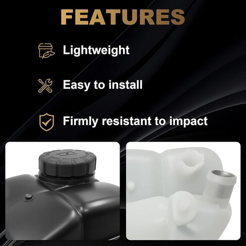 Partsflow Soodant Reservoir Tank W/Cap متوافق مع 2001-2011 Mercedes Benz CLS500 CLS55 CLS63 E63 E55 AMG E320 E350 2115000049 603-283 in Kuwait