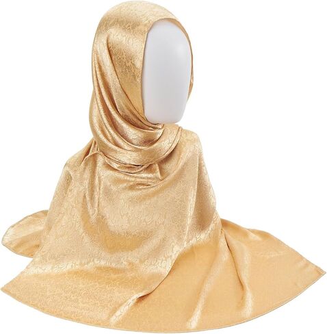 Silk Jacquard Shawl Wraps for Women, Solid Color Reversible Formal Pashmina Scarf Evening Dress Stole in Kuwait