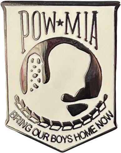Trade Winds 50 Pack Pow Mia Bring Our Boys Home Now White Motorcycle Hat Cap Lapel Pin M-486 in Saudi Arabia