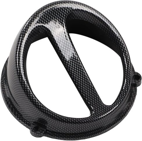 Motorcycle Air Scoop Cover, ABS Material Carbon Fiber Style Motorcycle Engine Cooling Fan Cover Replacement for GY6 125cc 150cc 152QMI 157QMJ in Saudi Arabia