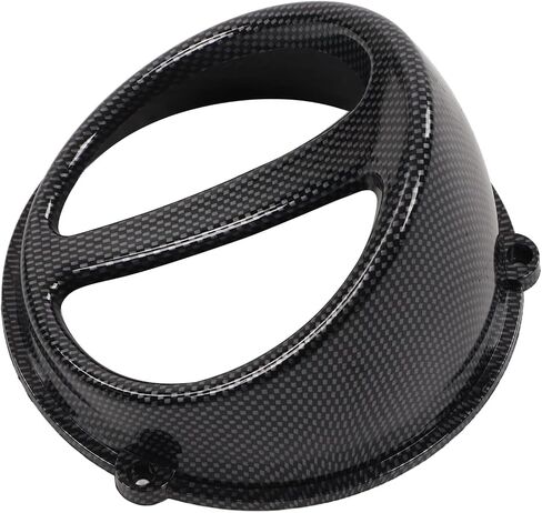 Motorcycle Air Scoop Cover, ABS Material Carbon Fiber Style Motorcycle Engine Cooling Fan Cover Replacement for GY6 125cc 150cc 152QMI 157QMJ in Saudi Arabia