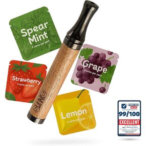 Flavored Air Device with 12 Flavored Filters – Includes Peppermint, Lemon, and Grape – Lightweight and Easy to Use in Saudi Arabia