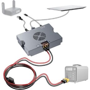 حاقن Starlink PoE مع مخرج طاقة USB ونوع C - حاقن جيجابت PoE بقدرة 180 وات متوافق مع مجموعة تحويل Starlink Gen 2 Dish 5 في 1 مع محول كابل SPX ومحول DC 9-36V in Kuwait