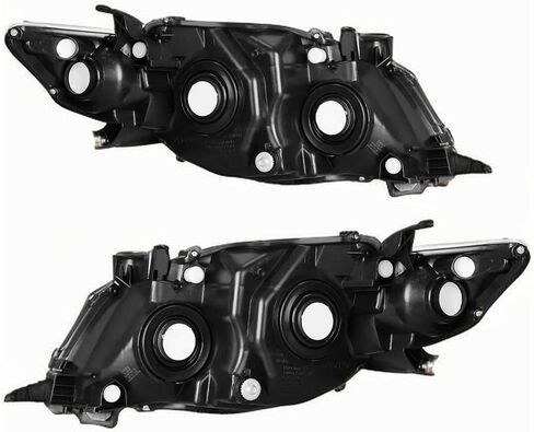 2PCS Headlights Assembly North America built Models For 2011 2012 2013 Toyota Corolla CE LE S L Replacement Headlamps Driver and Passenger Side Chrome Housing Amber Corner in Saudi Arabia