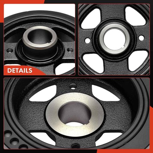 A-Premium Engine Harmonic Balancer Crankshaft Pulley Compatible with Toyota Camry 2018-2024, RAV4 2019-2023, Avalon 2019-2022 in Saudi Arabia