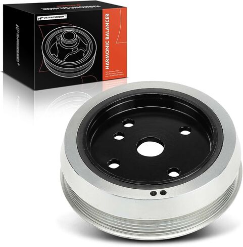 A-Premium Engine Harmonic Balancer Crankshaft Pulley Compatible with Volvo XC60/V60/V60 Cross Country 2015-2016, S60 2012-2016, S60 Cross Country/XC70 2016, C70 2006-2013, C30 2007-2013, S40, V50 in Saudi Arabia