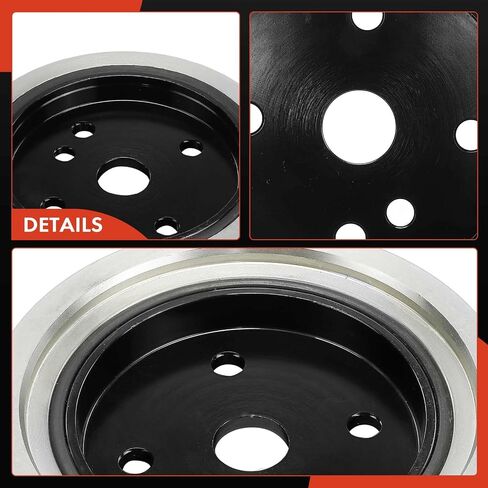 A-Premium Engine Harmonic Balancer Crankshaft Pulley Compatible with Volvo XC60/V60/V60 Cross Country 2015-2016, S60 2012-2016, S60 Cross Country/XC70 2016, C70 2006-2013, C30 2007-2013, S40, V50 in Saudi Arabia