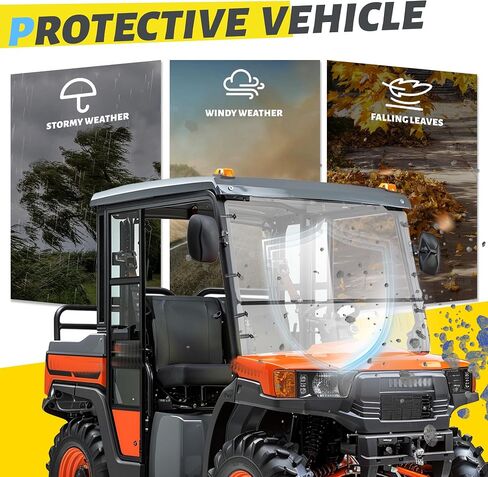KUAFU Windshield Compatible with Kubota RTV X900 X1120 X1120D X1130 X1140 XG850 Sidekick Full Vented Windshield Windscreen in Saudi Arabia