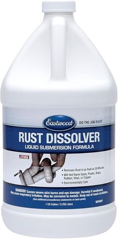 Eastwood One Gallon Rust Remover Dissolver For Metal Automotive Parts And Engine Parts 20 Square Feet Of Metal in Saudi Arabia