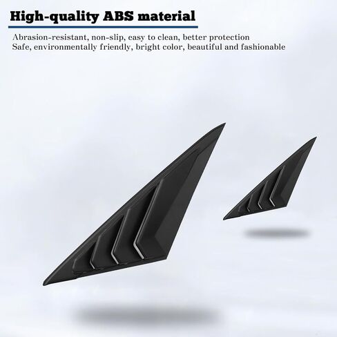 Kurtz Rear Side Window Louvers for Hyundai Elantra 2021 2022 2023 2024 2025 Triangular Window Glass Blinds Air Vent Scoop Shades Cover Blinds Trim Sport Accessories ABS Carbon Fiber 2PCS in Saudi Arabia
