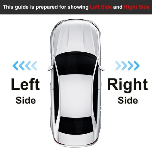 أغطية المكافآت الخلفية من Machswon ، و Windows الجانبية الخلفية للسيارة ، متوافقة مع Ford Fiesta MK8 2018-2024 ، Fiber Look Finish ، 2 PCS in Kuwait