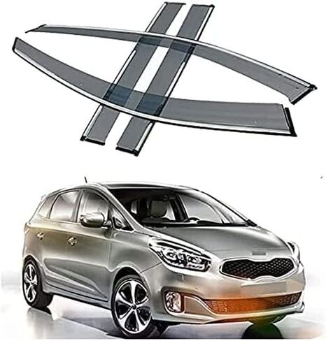 Car Wind deflectors Car Wind Deflectors for Carens 2013-2018, Deflector Shield Side Window Sun Rain Guards Visor Stick-on Fitment in Saudi Arabia