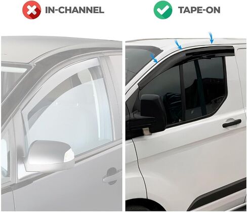 Car Wind deflectors Car Wind Deflectors for Suzuki MR Wagon MK3-MF33S 2011-2017, Deflector Shield Side Window Sun Rain Guards Visor Stick-on Fitment in Saudi Arabia