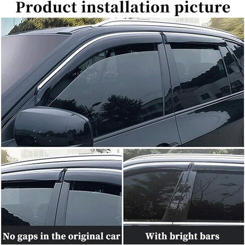 Car Wind deflectors Car Wind Deflectors for Suzuki MR Wagon MK3-MF33S 2011-2017, Deflector Shield Side Window Sun Rain Guards Visor Stick-on Fitment in Saudi Arabia