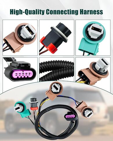 تسخير الأسلاك ذات الضوء الذيل لصالح GMC Yukon XL 1500 2007-2014 2500 2007-2013 استبدال 25975983 ، طقم خط تحويل الضوء in Saudi Arabia