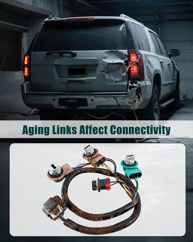 تسخير الأسلاك ذات الضوء الذيل لصالح GMC Yukon XL 1500 2007-2014 2500 2007-2013 استبدال 25975983 ، طقم خط تحويل الضوء in Saudi Arabia