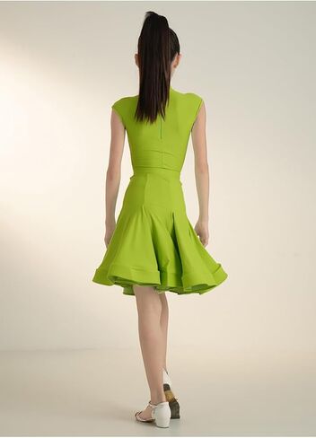 Girls Latin Dance Dress Ballroom Dancer Costume Halloween Carnival Dancer Costume Rumba Salsa Tango Dance Costume in Saudi Arabia
