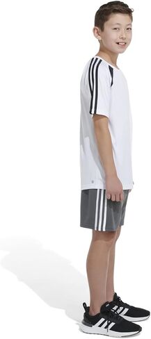 adidas Boys' Short Sleeve Aeroready Soccer T-Shirt Jersey Tee in Saudi Arabia