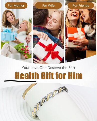 Magnetic Bracelets for Women & Copper Ring, Stainless Steel Magnet Bracelet in Saudi Arabia