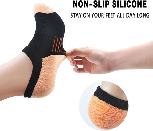 No Show Socks Womens Low Cut Causual Socks Cushioned Athletic Running Sock in Saudi Arabia