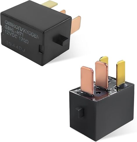 2 PCS Car AC Relay, 12V G8HL-H71 Multiple Use Vehicle Power AC & Starter Relay, 4 Pins Fan Motor Assembly Starter Relays Replace 39794-SDA-A03 39794-SDA-A05 Fit for Most Cars in Saudi Arabia