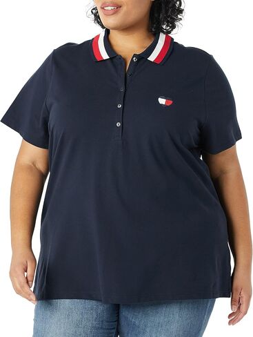 Tommy Hilfiger Women's Classic Short Sleeve Polo (Standard and Plus Size) in Saudi Arabia