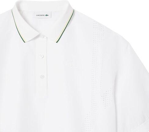 Lacoste Women's Oversized Technical Fabric Polo Shirt in Saudi Arabia