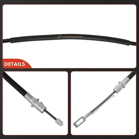 A-Premium Rear Driver and Passenger Side Parking Brake Cable Assembly Compatible with Ford Models: F-150 F150 2004-2005, Crew Cab Pickup, 2-PC Set - Replace# 5L3Z2A635AA, 5L3Z2A635C in Saudi Arabia