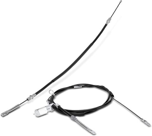 A-Premium Rear Driver and Passenger Side Parking Brake Cable Assembly Compatible with Ford Models: F-150 F150 2004-2005, Crew Cab Pickup, 2-PC Set - Replace# 5L3Z2A635AA, 5L3Z2A635C in Saudi Arabia