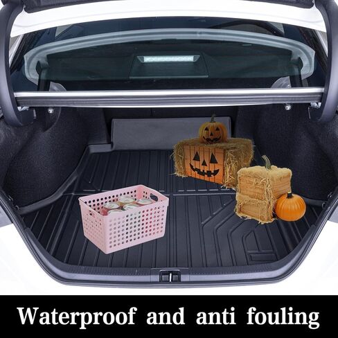 Large Cargo Liners with Backrest Mat for 2024 2025 Mazda CX90 CX-90 7&8 Seats(Not for 6 Seats), TPE All Weather Protection Trunk Mat with Velcro Rear Seats Backrest in Saudi Arabia