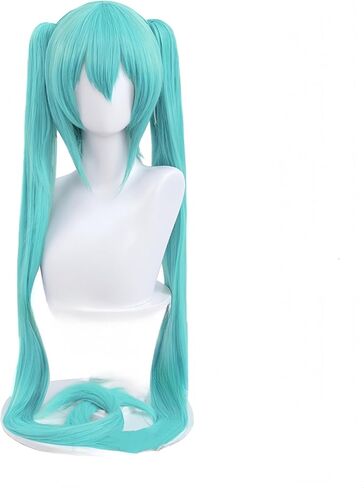 Women Wig Women Singer Wig Adult with Headphones Hair Band Set (Green) in Saudi Arabia