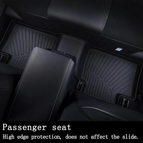 بطانات شحن كبيرة مع حصيرة مسند الظهر لعام 2024 2025 Mazda Cx90 Cx-90 7 و 8 مقاعد (وليس لمدة 6 مقاعد) ، TPE جميع حصيرة جذع حماية الطقس مع مقاعد خلفية فيلكرو مسند الظهر in Saudi Arabia