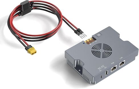 حاقن Starlink PoE مع مخرج طاقة USB ونوع C - حاقن جيجابت PoE بقدرة 180 وات متوافق مع مجموعة تحويل Starlink Gen 2 Dish 5 في 1 مع محول كابل SPX ومحول DC 9-36V in Kuwait