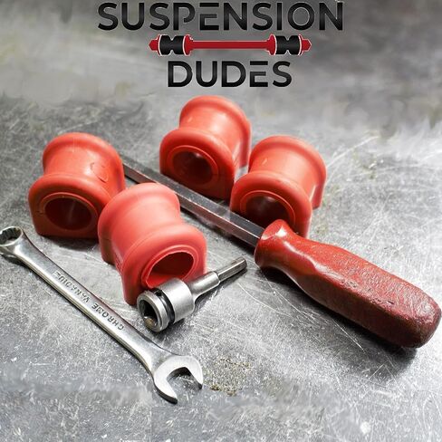 Suspension Dudes PAIR Rear Sway Bar CODE RED Bushing Kit FITS Cadillac, Avalanche, Suburban, Savana, Express, Silverado, Tahoe,Yukon, 1995-2020 Bushings Made In USA, 33MM Stabilizer Bar, K6439 928-565 in Saudi Arabia