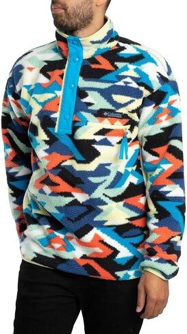 Columbia Men's Helvetia Ii Printed Half Snap Fleece in Saudi Arabia