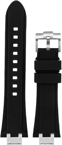 Silicone Rubber Watch Strap Fit for Maurice Lacroix Aikon AI6008 6007 6038 Modified Stainless steel Adapter Watch Strap in Saudi Arabia