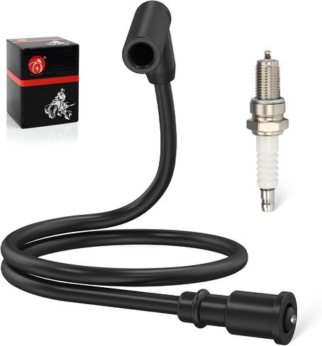 Ignition Coil Wire Spark Plug For Hisun 250 400 450 500 Massimo Gunner Spire 250 Alligator Axis MTD 500 Coleman UT400 UT500 Bennche Cowboy 250 400 500 Bighorn Gray Wolf MSU 400 500 33101-113E00-0000 in Saudi Arabia