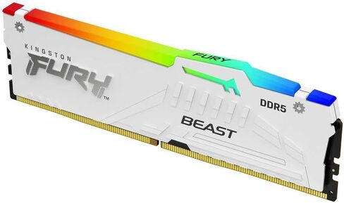 Kingston FURY Beast RGB 32GB (2x16GB) 5600MT/s DDR5 CL36 Desktop Memory Kit of 2 | Infrared Sync Technology | AMD EXPO | KF556C36BBEAK2-32 in Kuwait