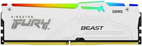 Kingston FURY Beast RGB 32GB (2x16GB) 5600MT/s DDR5 CL36 Desktop Memory Kit of 2 | Infrared Sync Technology | AMD EXPO | KF556C36BBEAK2-32 in Kuwait