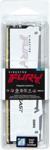 Kingston FURY Beast RGB 32GB (2x16GB) 5600MT/s DDR5 CL36 Desktop Memory Kit of 2 | Infrared Sync Technology | AMD EXPO | KF556C36BBEAK2-32 in Kuwait