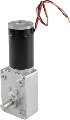 5840-31ZY Worm Geared Motor High Torque D Shaft Motor 8mm Shaft Rotating Table Door Self-Lock 70kg.cm 6.5A 7RPM 12V in Saudi Arabia
