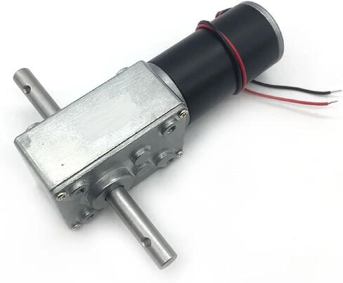 عمود مزدوج 33 مم طول 5840-31ZY الدودة الحركية محرك القفل ذاتي مخفض علبة التروس محرك 5RPM 12V in Saudi Arabia
