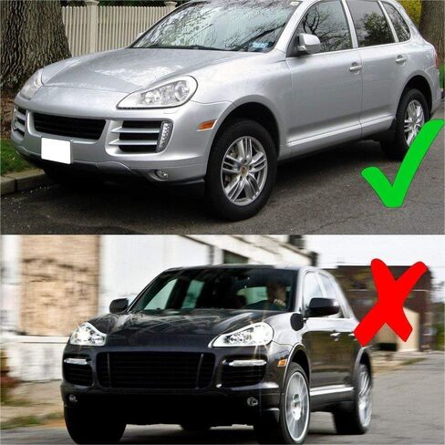 iJDMTOY Smoked Lens LED Daytime Running Lights Assy Compatible with 07-10 Porsche Cayenne w/Turn Signal Lamps, OEM Fit DRL LED Lights Assembly in Saudi Arabia