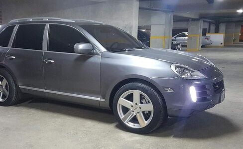 iJDMTOY Smoked Lens LED Daytime Running Lights Assy Compatible with 07-10 Porsche Cayenne w/Turn Signal Lamps, OEM Fit DRL LED Lights Assembly in Saudi Arabia